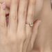 Ring Gr�ner Amethyst, 14 Karat Gelbgold 