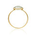 Ring Gr�ner Amethyst, 14 Karat Gelbgold 