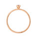 Verlobungsring Petite, Ruby, 14 Karat Rosegold 