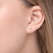 Ohrstecker Perle, 4mm, 14 Karat Wei�gold 