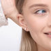 Ohrstecker Perle, 6mm, 14 Karat Rosegold 