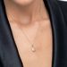 Halskette Cabochon II, 14 Karat Rosegold, Rosenquarz 