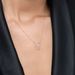 Halskette Love mit Diamanten, 18 Karat Rosegold 