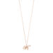 Halskette Blossom, 18 Karat Rosegold vergoldet 