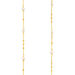 Halskette Flying Pearls, 18 Karat Gelbgold vergoldet 