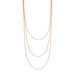 Halskette WATERFALL, 18 Karat Rosegold 