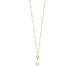 Halskette VALENTINE PEARLS, Mondstein, 18 Karat Gelbgold vergoldet 