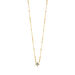 Halskette BLOOM, Labradorit/Aventurin, 18 Karat Gelbgold vergoldet 
