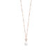 Halskette VALENTINE PEARLS, Mondstein, 18 Karat Rosegold vergoldet 