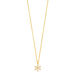 Halskette Snowflake, 18 Karat Gelbgold vergoldet 