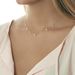 Halskette Rain Drop, 18 Karat Gelbgold vergoldet, Perle 