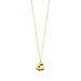 Halskette BIG HEART, 18 K Gelbgold vergoldet 