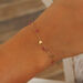Armkette Hearts Rubin, 18 K Gelbgold vergoldet 