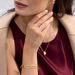 Ring X Cross, 18 K Gelbgold vergoldet 