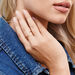 Ring X Cross, 18 K Gelbgold vergoldet 