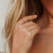 Ring Tupe, 18 K Rosegold vergoldet 