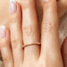 Ring DAZZLE mit Diamanten, 14 Karat Gelbgold 