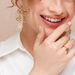 Ohrh�nger Clover Charm, 18 K Gelbgold vergoldet 