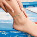 Fu�b�ndchen STARFISH, 925 Sterlingsilber 