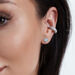 Ohrstecker VALENTINE, Aqua Chalzedon, 925 Sterlingsilber 