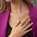 Silberring, Rosegold, Neon Twist 