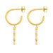 Creole ICE CUBE, 18 K Gelbgold vergoldet 