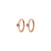 Creole One Gem, Amethyst, 18 K Rosegold vergoldet 