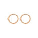 Creole One Gem, Amethyst, 18 K Rosegold vergoldet 