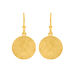 Ohrh�nger Pl�ttchen gro�, 18 K Gelbgold vergoldet 