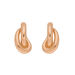 Creole Double, 18 K Rosegold vergoldet 