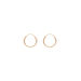 Creole Pure, klein, 18 K Rosegold vergoldet 