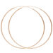 Creole Pure, 70mm, 18 K Rosegold vergoldet 