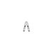Earcuff Double Line, 10 mm, 925 Sterlingsilber, rhodiniert 