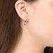Single Creole PURE, 18 K Rosegold vergoldet 