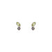 Ohrstecker Two Gems, Peridot, 925 Sterlingsilber 