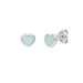 Ohrstecker VALENTINE, Aqua Chalzedon, 925 Sterlingsilber 