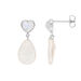 Ohrstecker VALENTINE PEARLS, 925 Sterlingsilber 