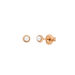 Ohrstecker Pure Perle, 3mm, 18 K Rosegold vergoldet 