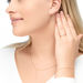 Creole Pure M Diamant, 18 Karat Gelbgold 