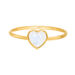 Ring VALENTINE, Mondstein, 18 Karat Gelbgold vergoldet, Gr.50 