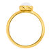 Ring VALENTINE, Mondstein, 18 Karat Gelbgold vergoldet, Gr.50 