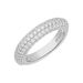 Silber Ring, PAVE 