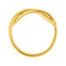 Ring Tupe, 18 K Gelbgold vergoldet 