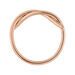 Ring Tupe, 18 K Rosegold vergoldet 