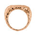 Ring BOLD Hammered, 18 Karat Rosegold vergoldet 