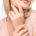 Ring Endless Clover, 18 K Rosegold vergoldet, Gr��e 52 