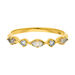 Silber Ring, Oval Gems, Labradorit, Gelbgold 