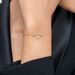 Armkette Heart mit Diamanten, 18 Karat Rosegold 