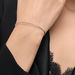 Armreif Circle mit Diamanten, 18 Karat Rosegold 