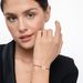 Ring Triple mit Diamanten, 18 Karat Gelbgold 